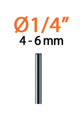 Заглушка 6мм для крапельної трубки 1/4" (10шт)