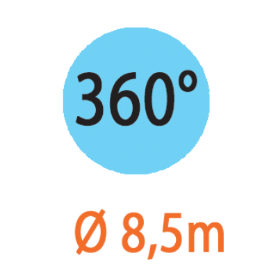 Дощувач мікро 360° 8,5м (5шт)