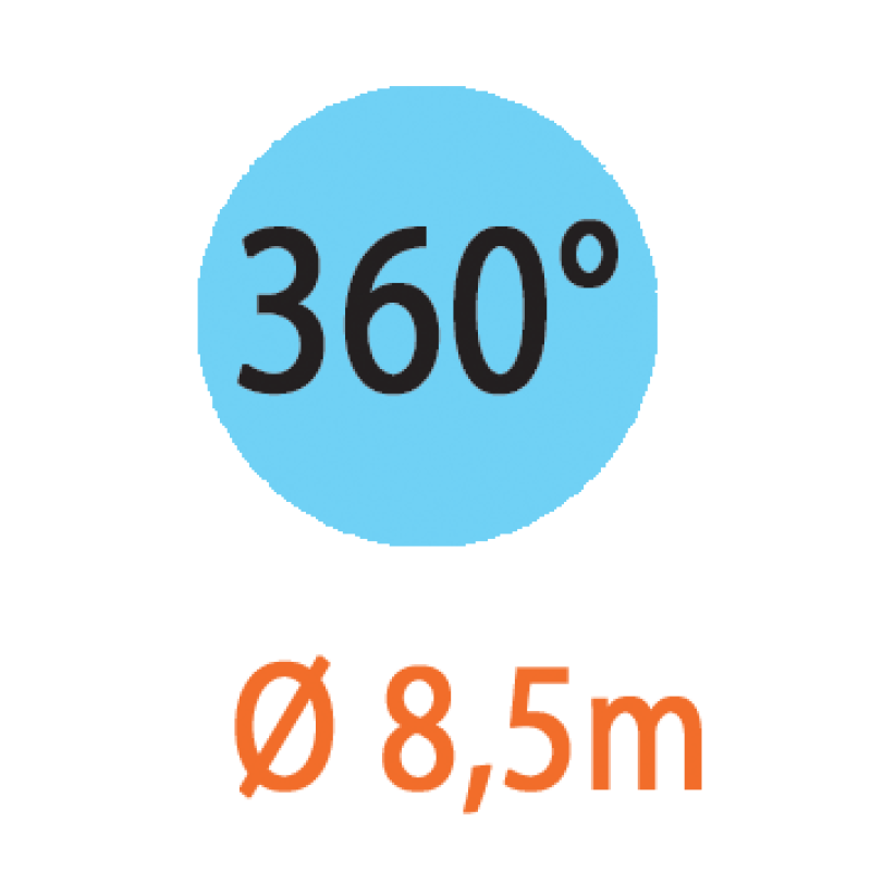 Дощувач мікро 360° 8,5м (5шт)