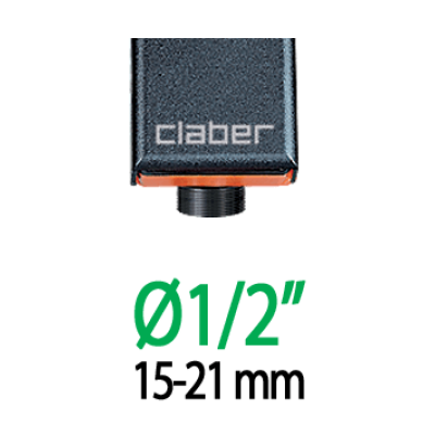 Штуцер 1/2"-3/4"В*16/6мм для крапельної трубки 1/4"-1/2"