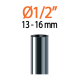 Штуцер 1/2"-3/4"В*16/6мм для крапельної трубки 1/4"-1/2"