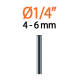 Штуцер 1/2"-3/4"В*16/6мм для крапельної трубки 1/4"-1/2"
