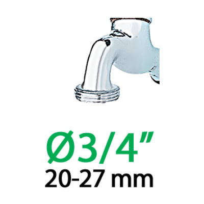 Штуцер 1/2"-3/4"В*16мм для крапельної трубки 1/2"