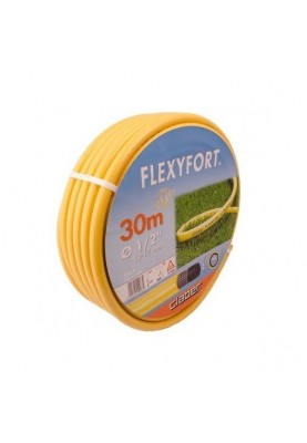 Шланг поливальний 1/2" 30м Flexyfort, жовтий