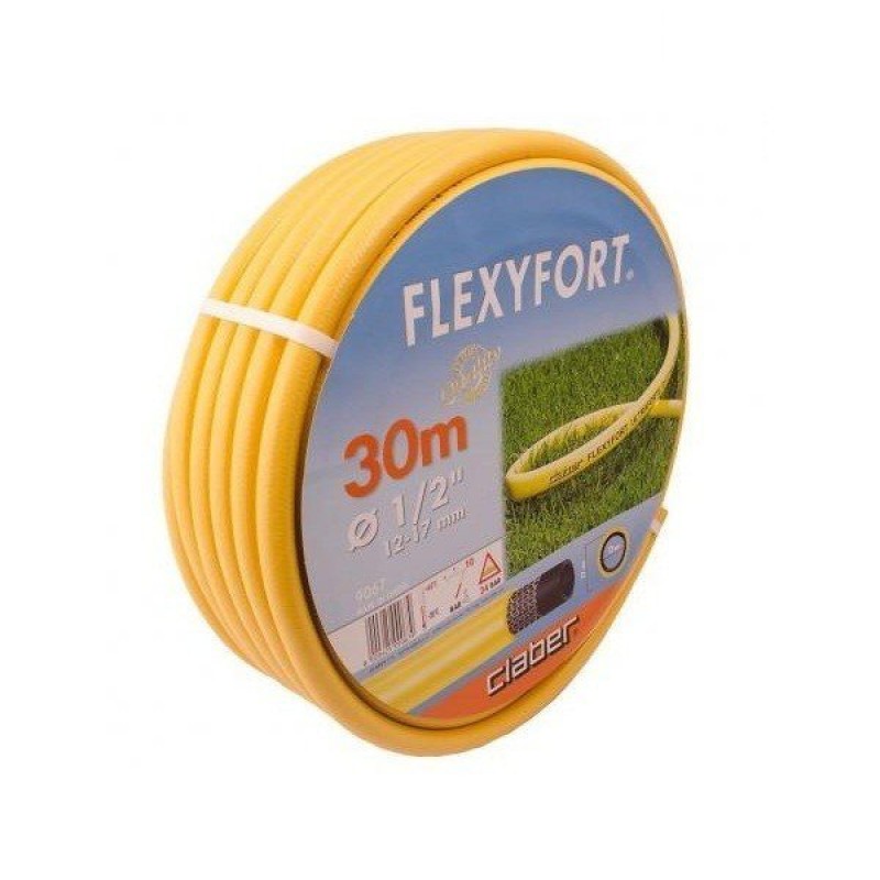 Шланг поливальний 1/2" 30м Flexyfort, жовтий