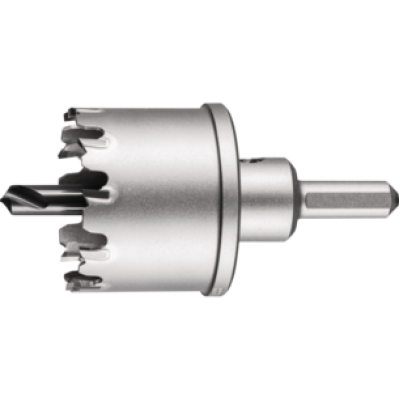 Коронка 50мм твердосплавна нерж. 35мм в зборі з адаптером