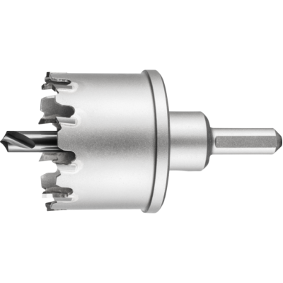 Коронка 50мм твердосплавна нерж. 35мм в зборі з адаптером