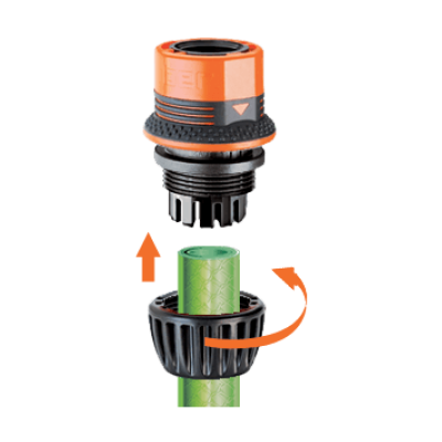 Конектор 1/2"-5/8" для поливального шлангу Ergogrip