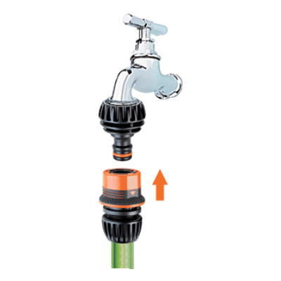 Конектор 1/2"-5/8" для поливального шлангу Ergogrip бл.