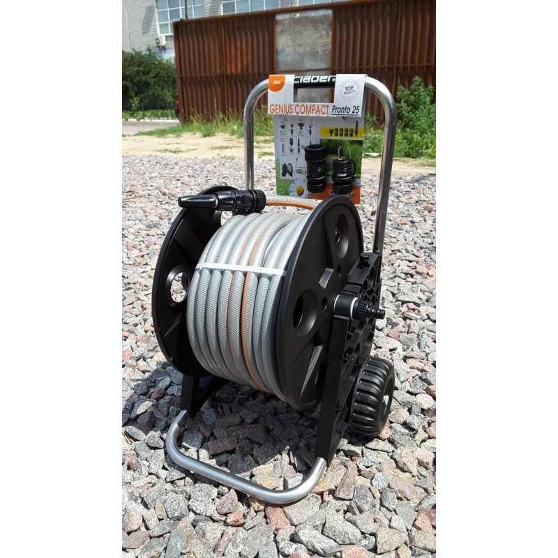 Візок зі шлангом 25м 5/8" "GENIUS COMPACT PRONTO 25"