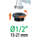 Візок зі шлангом 25м 5/8" "METAL COMPACT PRONTO 25"