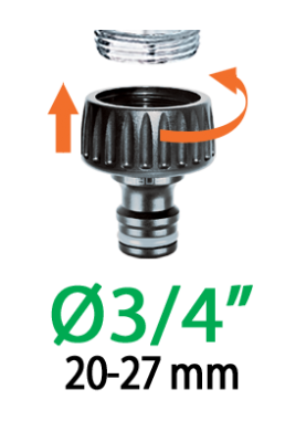 Візок зі шлангом 25м 5/8" "METAL COMPACT PRONTO 25"