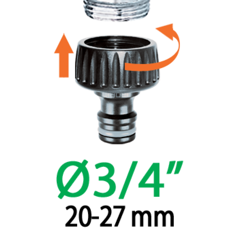 Візок зі шлангом 25м 5/8" "METAL COMPACT PRONTO 25"