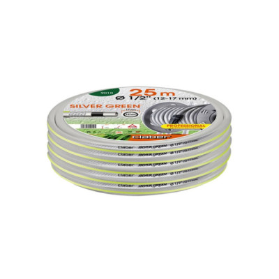 Шланг поливальний 1/2" 25м Silver Green, сірий