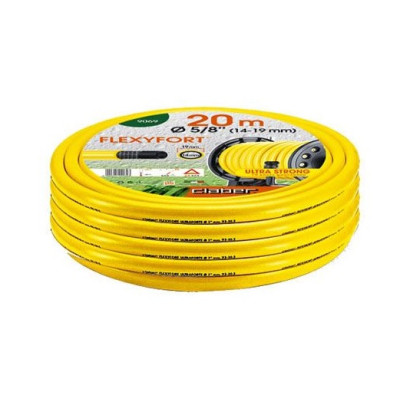 Шланг поливальний 5/8" 20м Flexyfort, жовтий