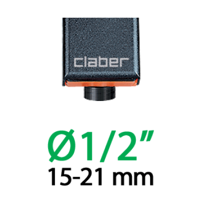 Штуцер 1/2"-3/4"Н*16мм для капельної трубки 1/2" з затисканням