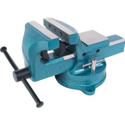 Лещата слюсарні 150мм чавунні поворотні PROFI