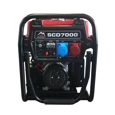Генераторна установка SCD7000 дизель 3ф 5,0кВт ел.старт, бак18л, колеса