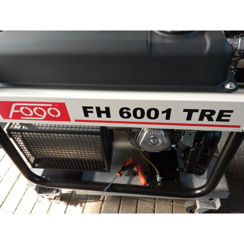 Генераторна установка FH6001TRE 1ф-5,6кВт, двиг.Honda, бак-45л, ел.старт, стаб.напруги