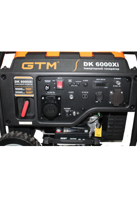 Генераторна установка інверторна відкрита DK6000Xi, 5,0кВт  ном. потужн., 230В, 50Гц,Ручн.Старт/Електростарт