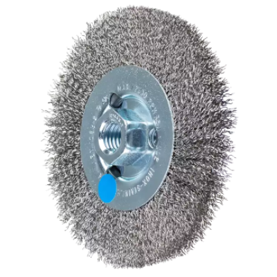 Щітка дискова 115*12мм*М14 неплетена дріт-0,3мм, нерж.,  POS RBU 11512/M14 INOX 0,30