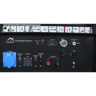 Генераторна установка SC18000-III 1ф 15 кВт, ел.старт, бак-60л, кнопка