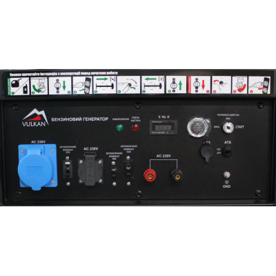 Генераторна установка SC15000-III 1ф 12 кВт, ел.старт, бак-45л, кнопка