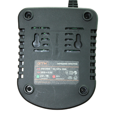 Зарядний пристрій Ch18V/4А, 18В, 4А, 95Вт, до акумуляторів GTM 18V Зарядний пристрій Ch18V/4А, 18В, 4А, 95Вт, до акумуляторів GTM 18V