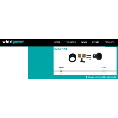 Ремонтний комплект трещітки Whirlpower 16142-03-72