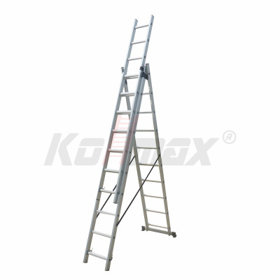 Драбина 3-секц. розкл. 3*11сх. 2,99- 7,31м мет.розтяжка