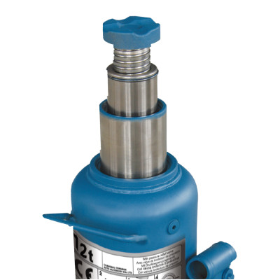 Домкрат гідравл. бутил. 12т (240-590мм) двохштоковий Домкрат гідравл. бутил. 12т (240-590мм) двохштоковий