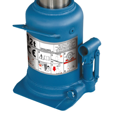 Домкрат гідравл. бутил. 12т (240-590мм) двохштоковий Домкрат гідравл. бутил. 12т (240-590мм) двохштоковий