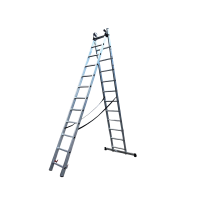 Драбина 3-секц. розкл. 3*12сх. 3,26-8,12м Драбина 3-секц. розкл. 3*12сх. 3,26-8,12м