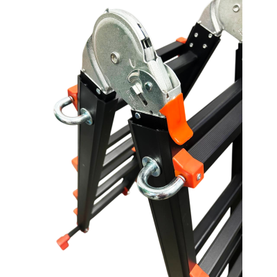 Драбина-телескоп розкладна анодований алюміній 0.87-2.9м