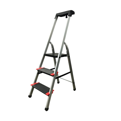 Стремянка 3сх. верх.сх.-0,63м KMH0103BP, сходинки 13см., анодований алюміній