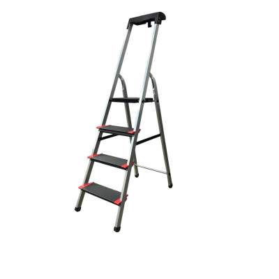 Стремянка 4сх. верх.сх.-0,86м KMH0104BP, сходинки 13см., анодований алюміній