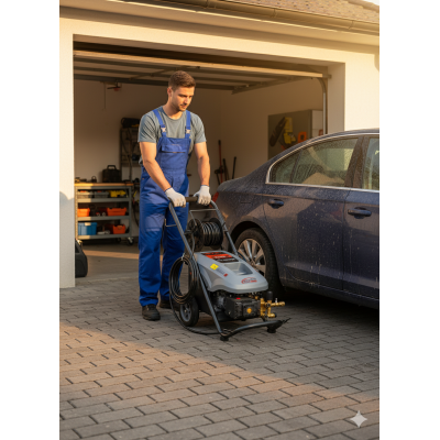 Мийка в/т LT-19ME інд.двигун, тиск - 180бар, прод 11л/хв, шланг 10м, алюм. помпа