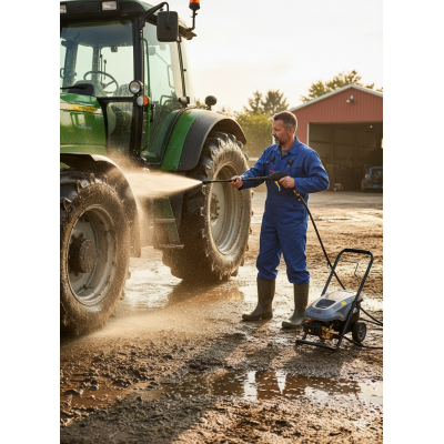 Мийка в/т LT-19ME інд.двигун, тиск - 180бар, прод 11л/хв, шланг 10м, алюм. помпа
