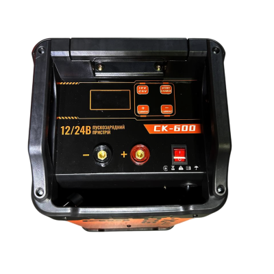 Пускозарядний пристрій інверторний CK-600 12/24В 30-2000Ah, пуск.струм-400A