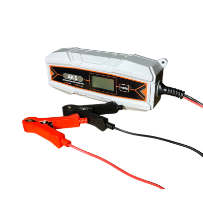 Зарядний пристрій імпульсний AK-5 6/12В 10-120Ah, струм заряду 4Аг