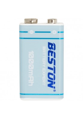 Акумулятор Beston 9V USB Type-C 1000mah (3700mWh) Li-ion (9VC-10VC)