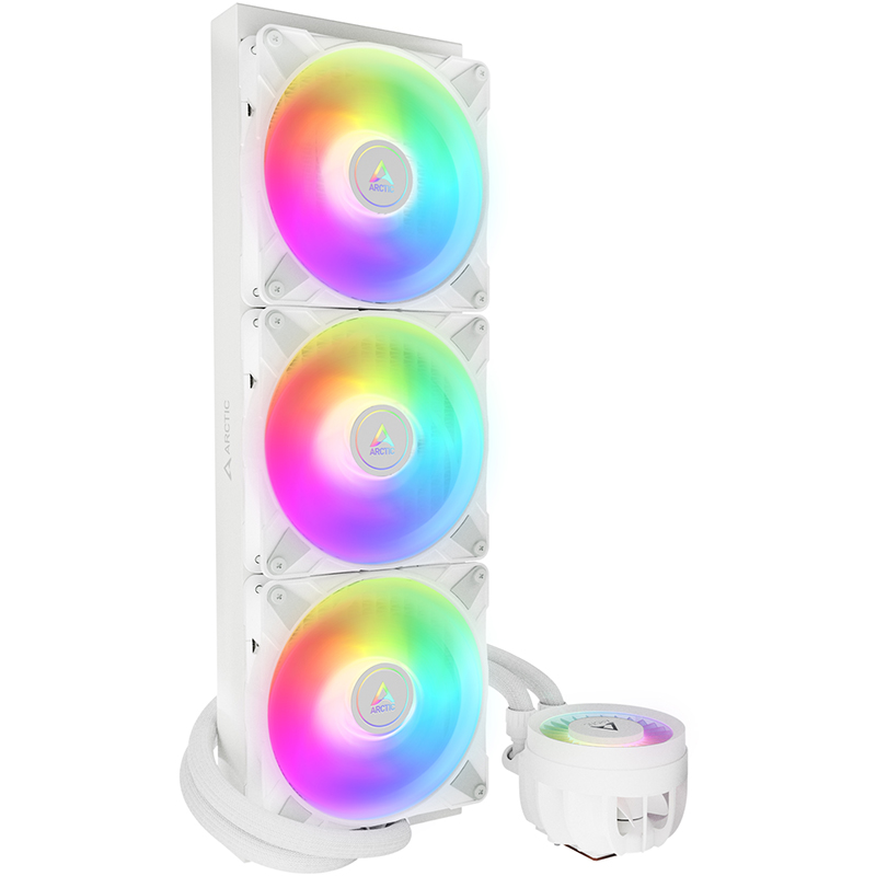 Система рідинного охолодження ARCTIC Liquid Freezer III 420 A-RGB (White)