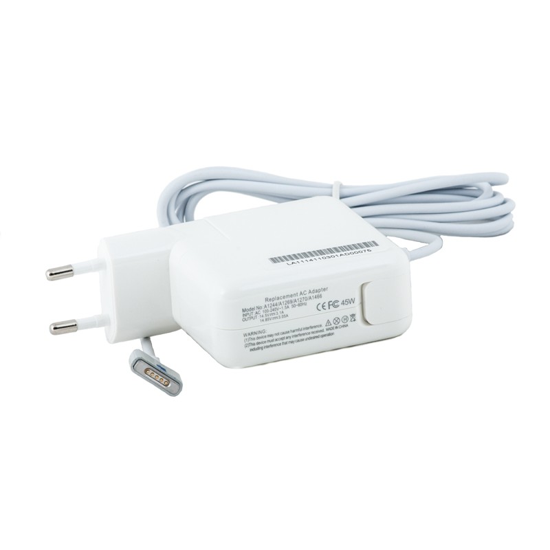 Блок живлення для ноутбуків PowerPlant APPLE 220V, 14.85V 45W 3.05A (MagSafe2)