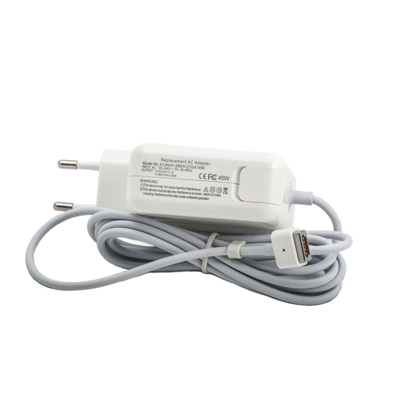 Блок живлення для ноутбуків PowerPlant APPLE 220V, 14.5V 45W 3.1A (Magnet tip)