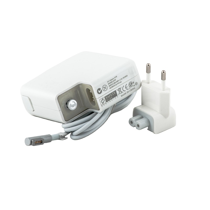 Блок живлення для ноутбуків PowerPlant APPLE 220V, 18.5V 85W 4.6A (Magnet tip)