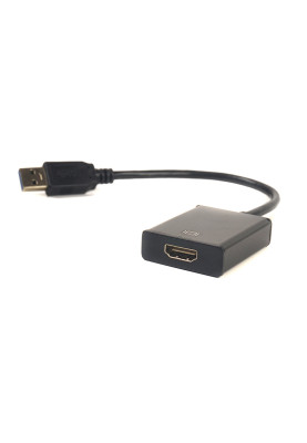 Кабель-перехідник PowerPlant HDMI female - USB 3.0 M