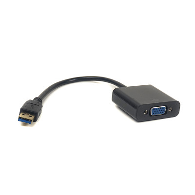 Кабель-перехідник PowerPlant USB 3.0 M - VGA F