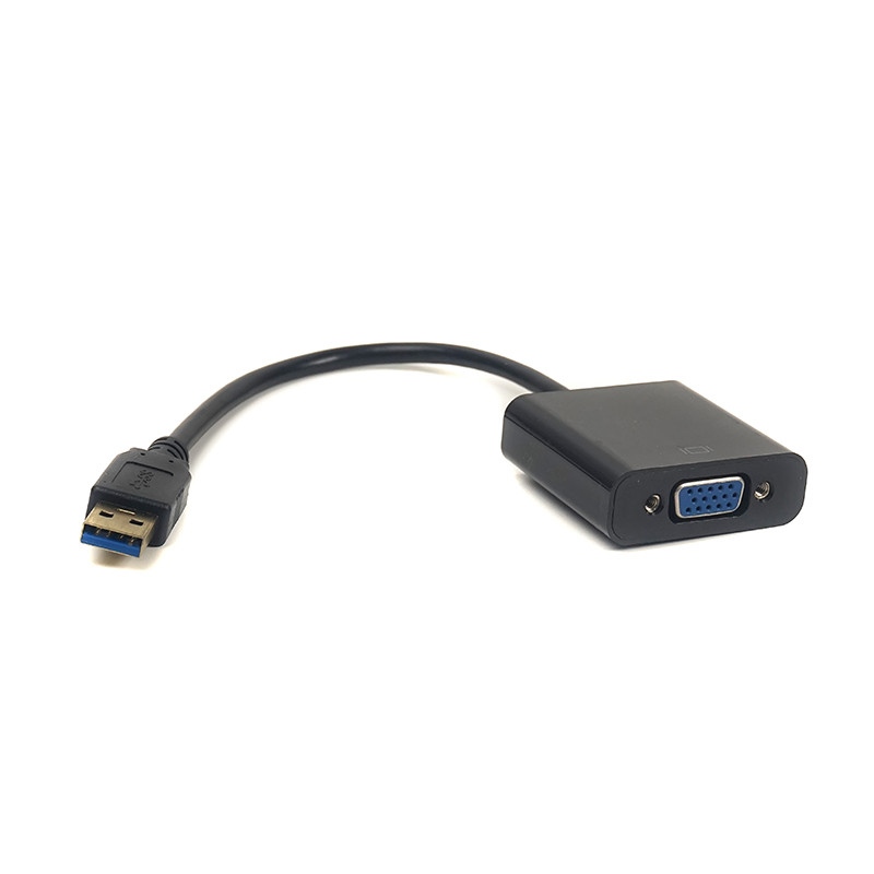 Кабель-перехідник PowerPlant USB 3.0 M - VGA F