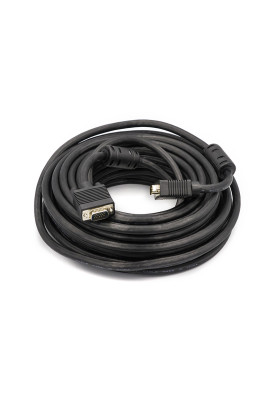 Відео кабель PowerPlant VGA-VGA, 15m, Double ferrites