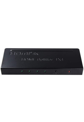 Сплітер PowerPlant HDMI 1x4 V1.4, 4K (HDSP4-M)